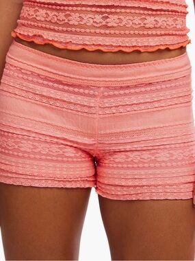Front Row Shortie NWOT pink neons